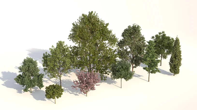 Laubwerk Plants Kit 1-7 v1.0.28 (SketchUp 2019 üçün)