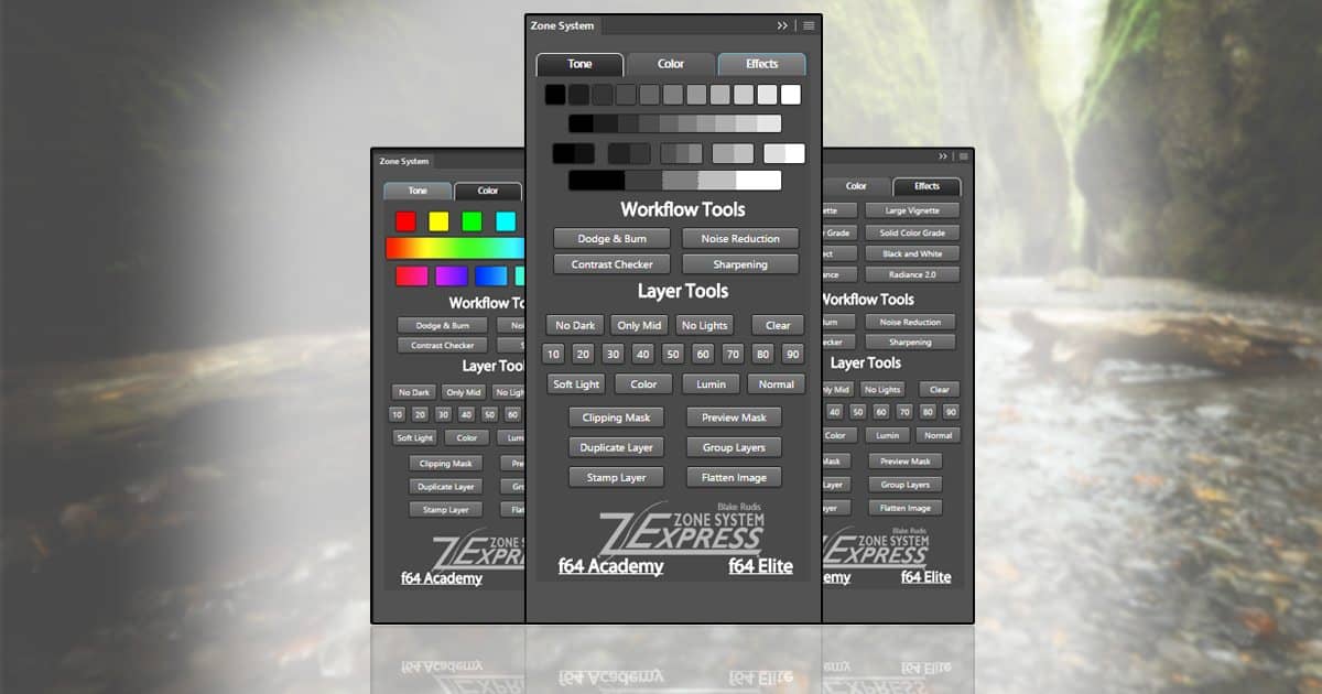 Zone System Express Panel 5.0 (Adobe Photoshop üçün)