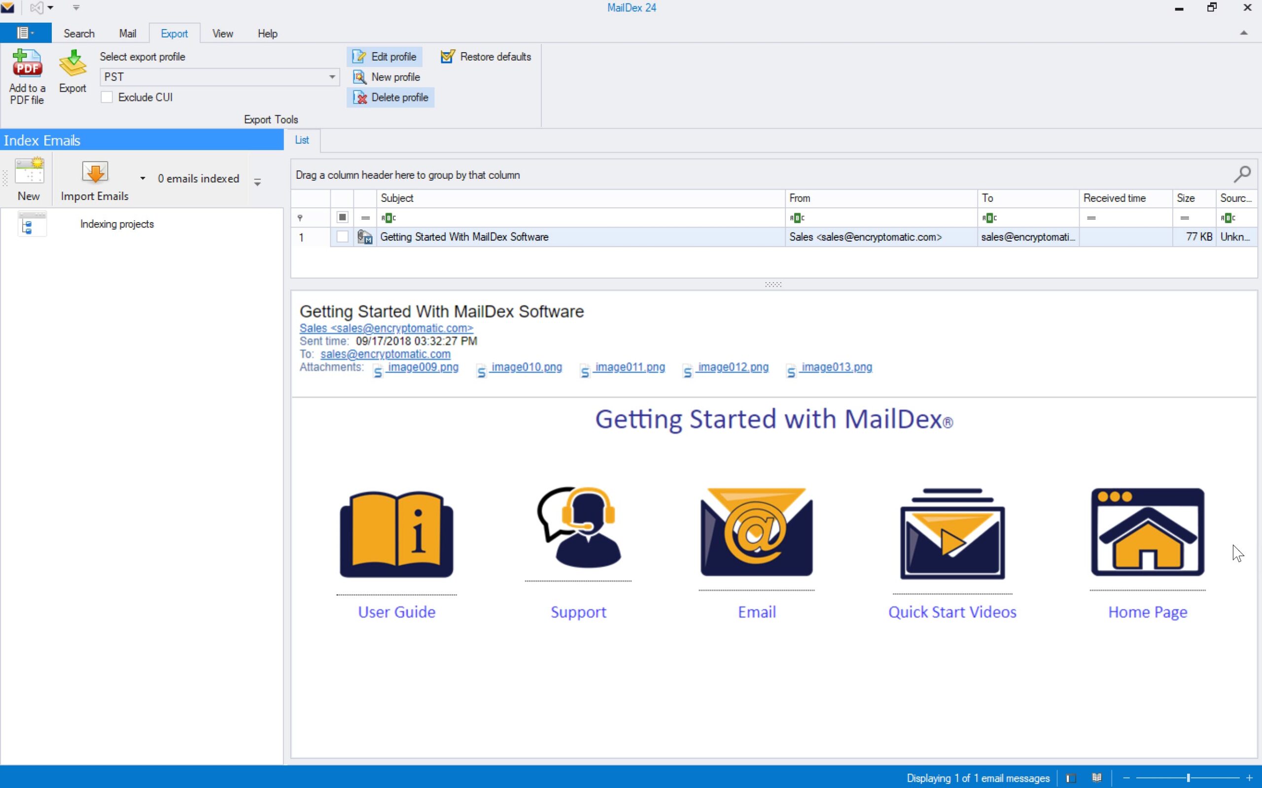 Encryptomatic MailDex 2022 v2.0.17