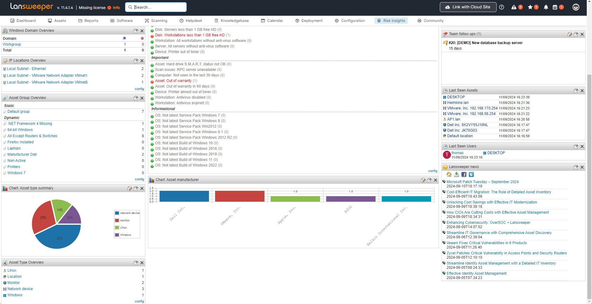 LanSweeper 10.2.4