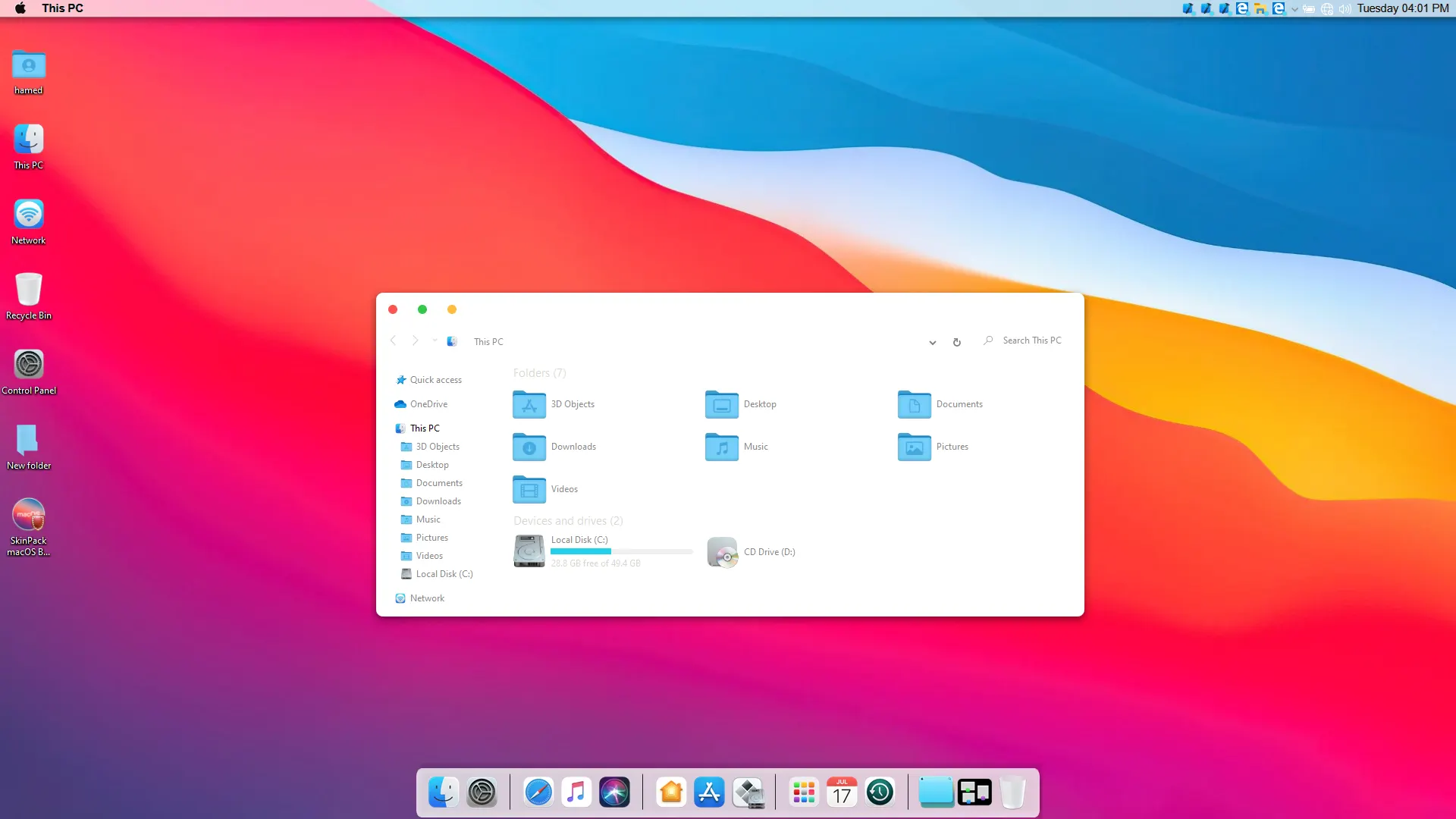 Windows 10 MacOS Lite