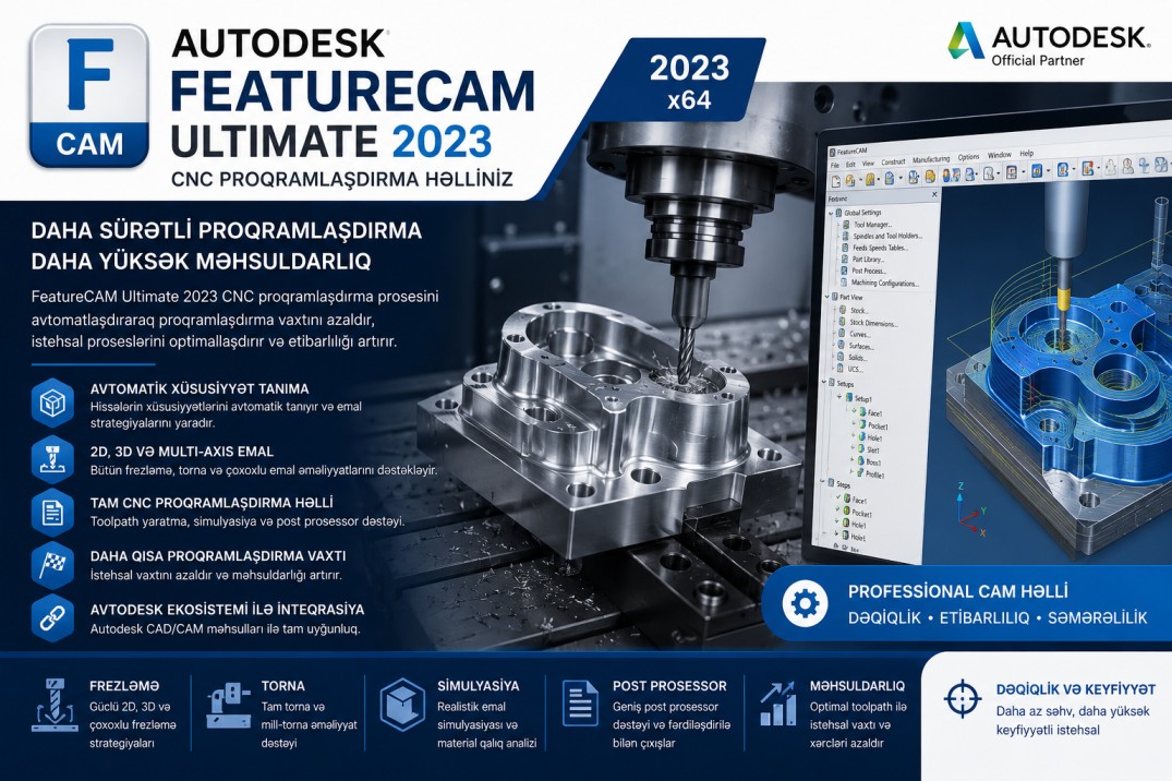Autodesk FeatureCAM Ultimate 2023 (x64)