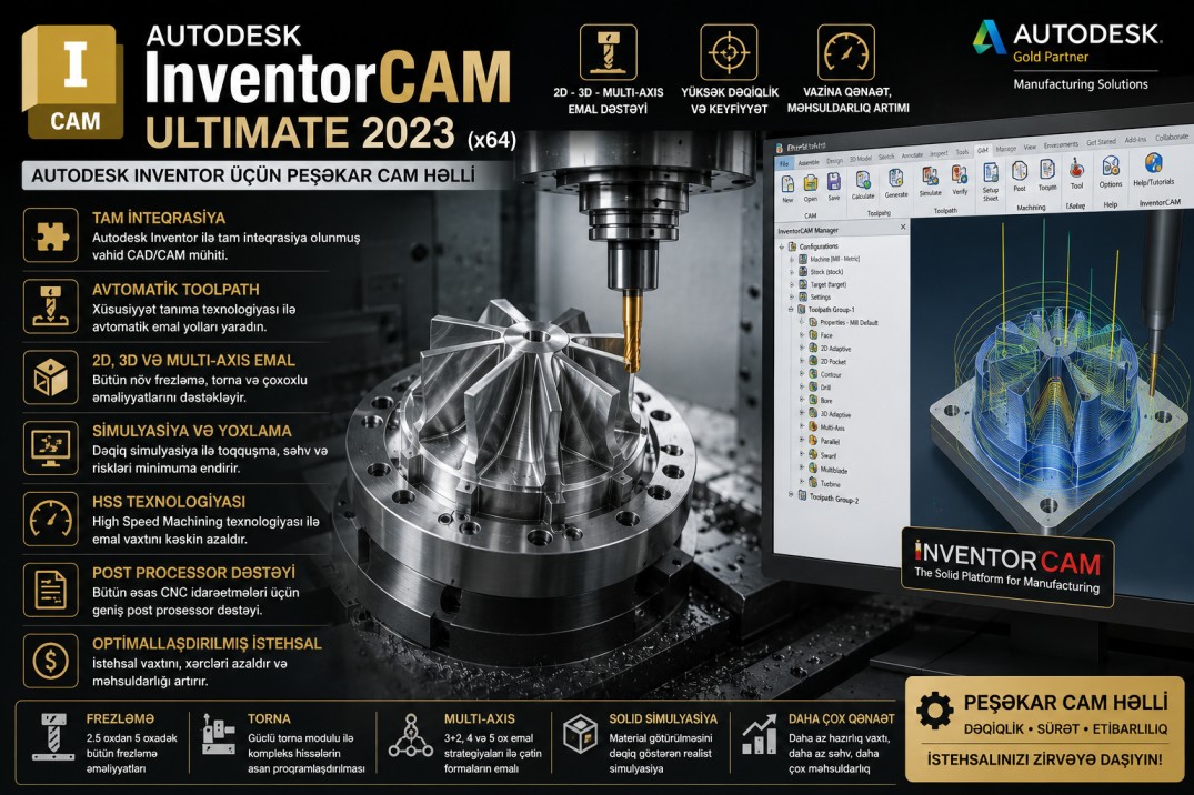 Autodesk InventorCAM Ultimate 2023 (x64)