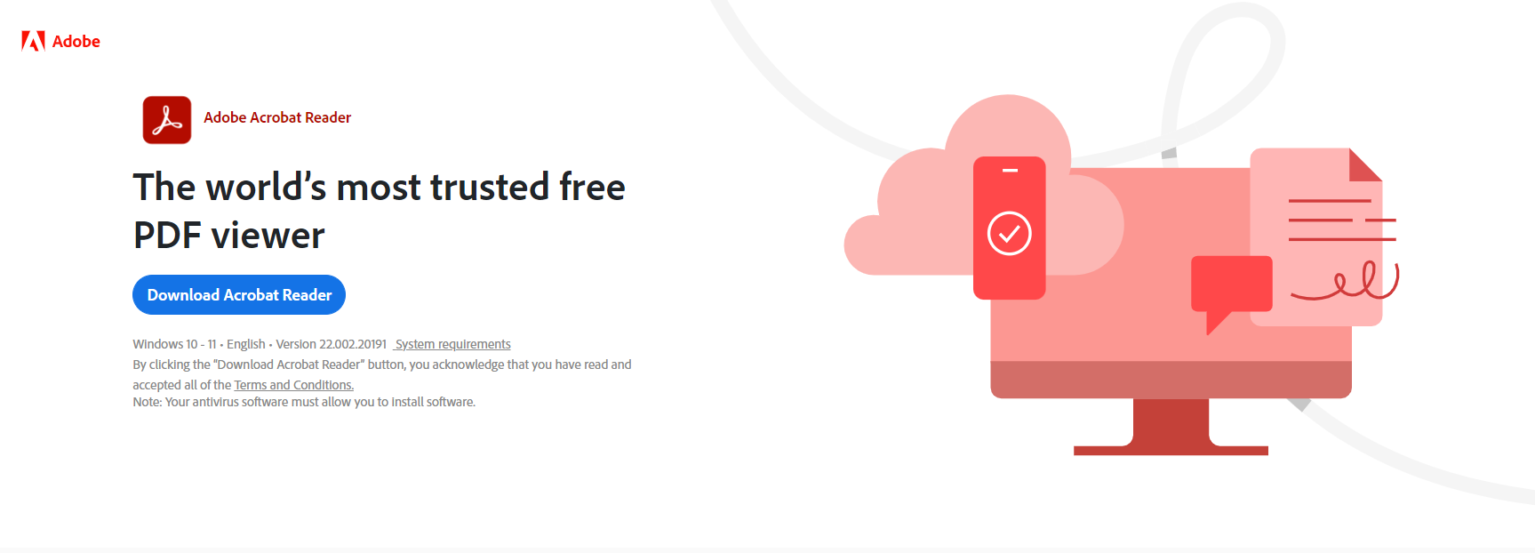 Adobe Acrobat Reader DC 22.002.20191 (x64)
