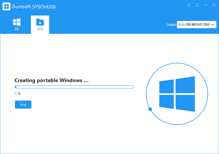 iSumsoft SYSOnUSB 3.0.8.5