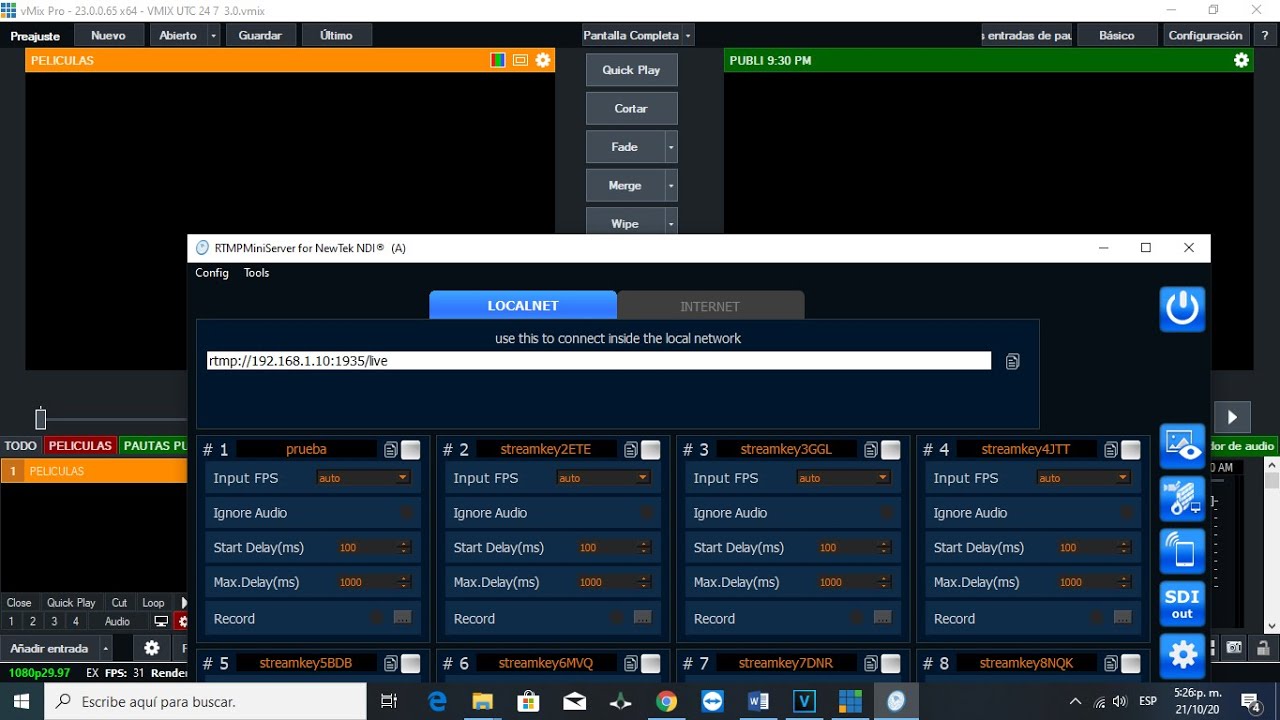 RTMPMiniServer 1.7.7 Build 90 (x64)