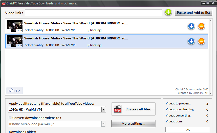 ChrisPC VideoTube Downloader Pro 14.22.0826