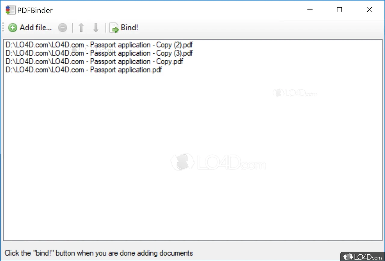 PDFBinder v1.2