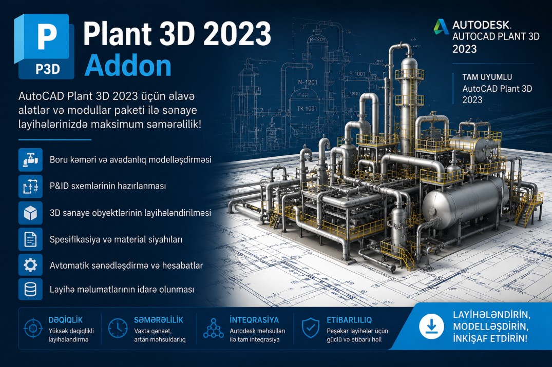 Autodesk AutoCAD Plant 3D 2023 Addon